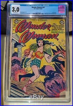 Wonder Woman #49 Cgc 3.0 (oct 1951) Dc. Golden Age