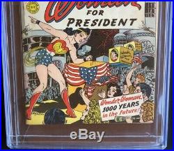 Wonder Woman #7 (1943) CGC 5.0 WW for President! Golden Age Key! DC Comics