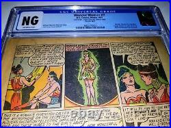 Wonder Woman #7 CGC NG Coverless DC 1943