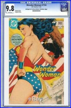 Wonder Woman #750 CGC 9.8 Graded Exclusive Artgerm Golden Age Variant Pre Order