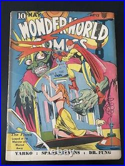 Wonderworld Comics #13 GOLDEN AGE Classic Joe Simon Cover 1940 FOX RARE Complete