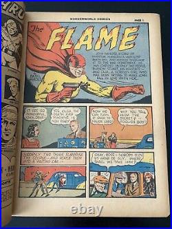 Wonderworld Comics #13 GOLDEN AGE Classic Joe Simon Cover 1940 FOX RARE Complete