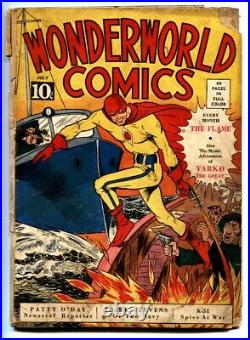 Wonderworld Comics #3 1939- 1st appearance of the FLAME-Fox Golden-Age