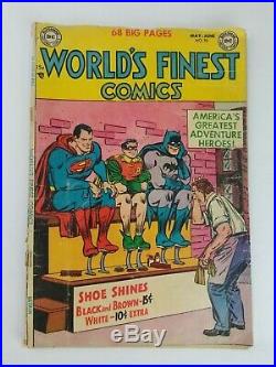 World's Finest Comics #70 1954 DC Comics Golden Age