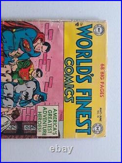 World's Finest Comics 70 DC Golden Age Superman, Batman, Robin, Rare 1954