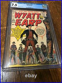 Wyatt Earp #1 comic 1955 GOLDEN AGE! CGC 7.5