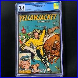 Yellowjacket Comics #10 (Charlton 1946) CGC 3.5 Rare Golden Age Comic