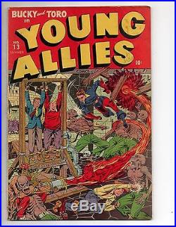 Young Allies #13 (Summer 1944, Marvel) Golden Age Comic Book
