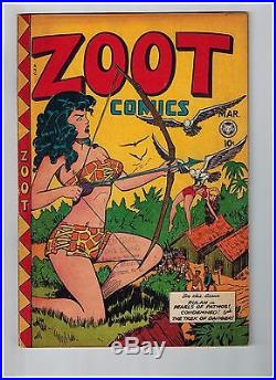 ZOOT # 14 NM- 1948 Golden Age Comic Book Fox Features Syndicate Rulah Jungle JJ1